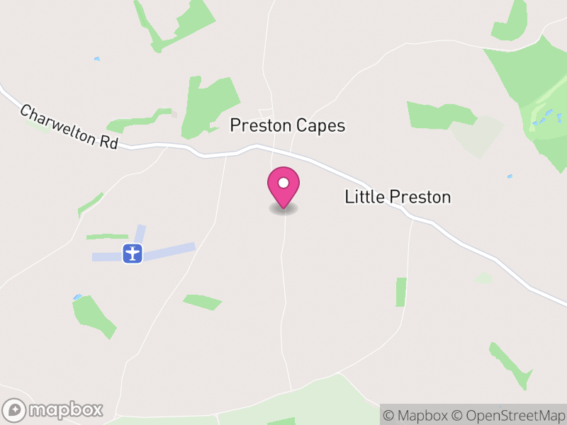 Map of Preston Capes, West Northamptonshire