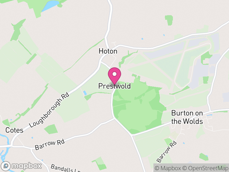 Map of Prestwold, Charnwood