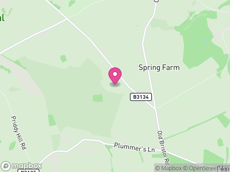 Map of Priddy, Somerset