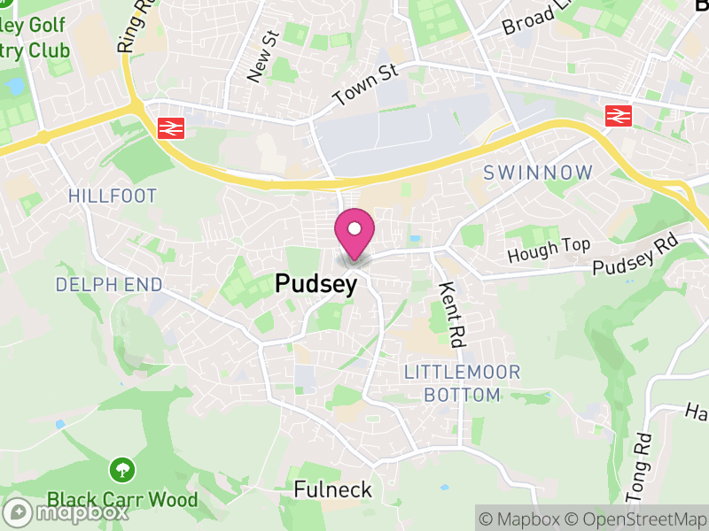 Map of Pudsey