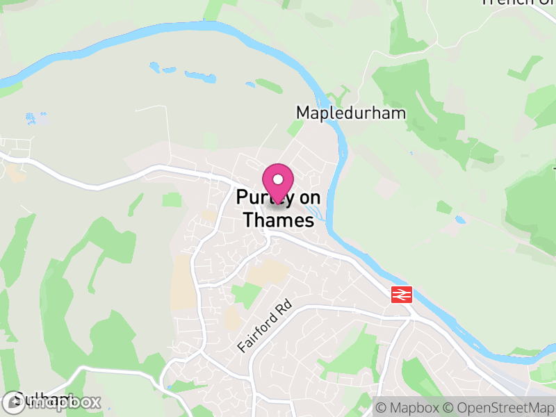 Map of Purley on Thames, West Berkshire