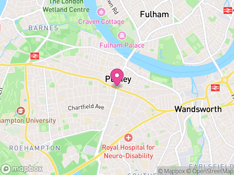 Map of Putney