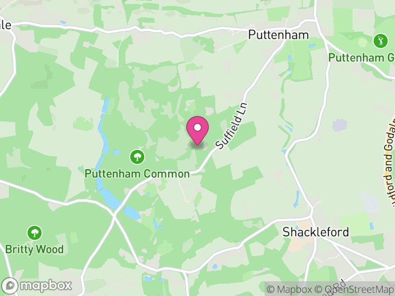 Map of Puttenham, Guildford