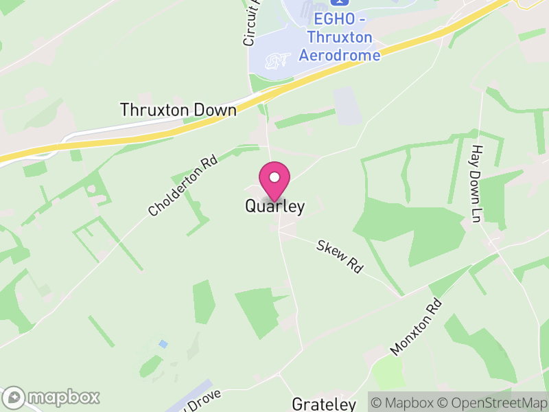 Map of Quarley, Test Valley