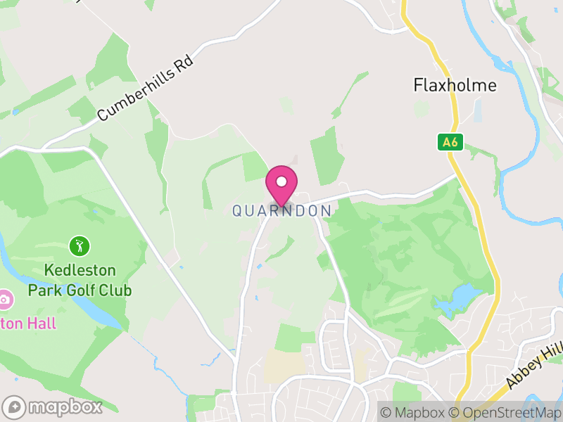 Map of Quarndon, Amber Valley