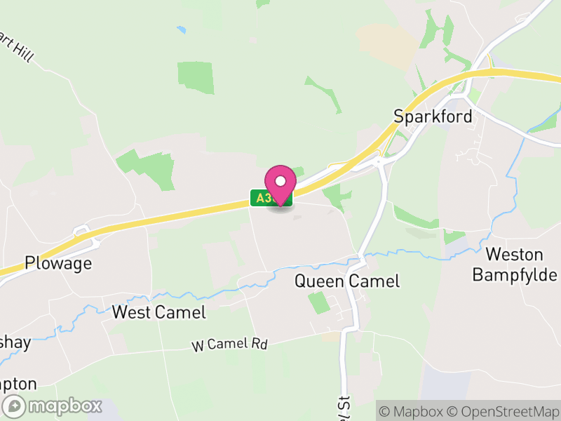 Map of Queen Camel, Somerset