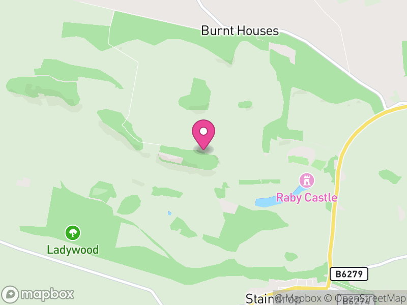 Map of Raby with Keverstone, County Durham