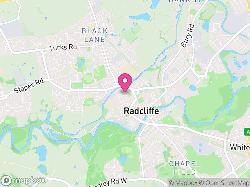Map of Radcliffe