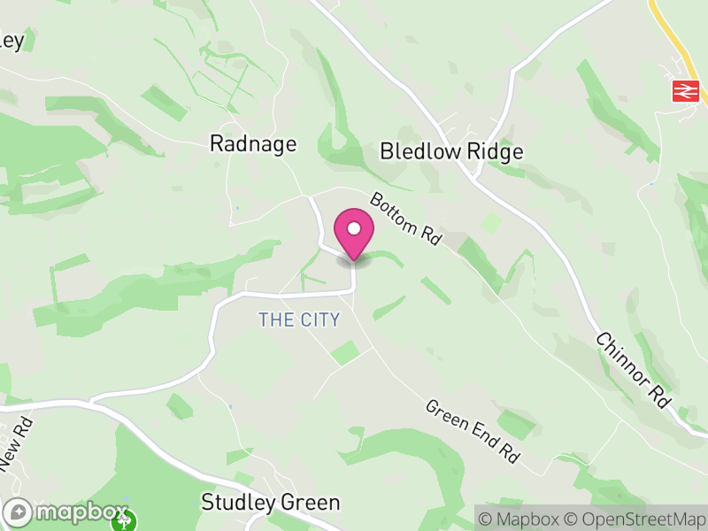 Map of Radnage, Buckinghamshire