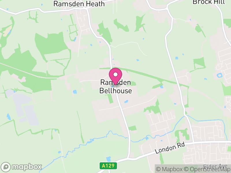 Map of Ramsden Bellhouse, Basildon