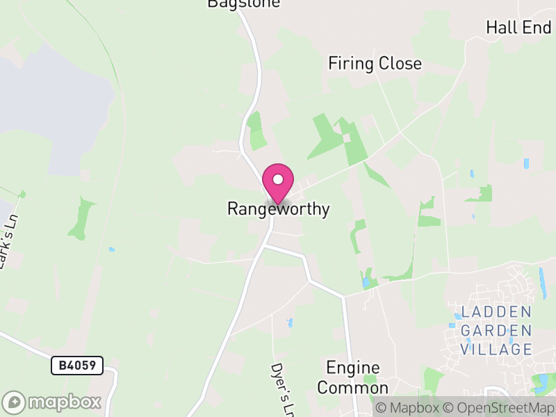 Map of Rangeworthy, South Gloucestershire