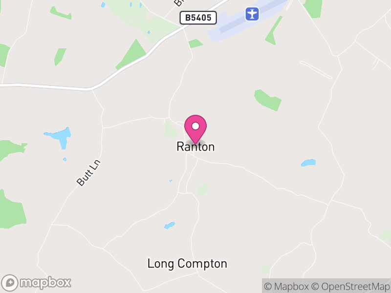 Map of Ranton, Stafford