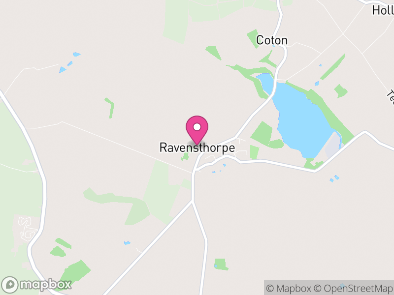 Map of Ravensthorpe, West Northamptonshire
