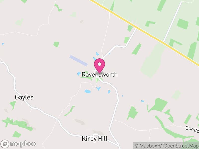 Map of Ravensworth, North Yorkshire