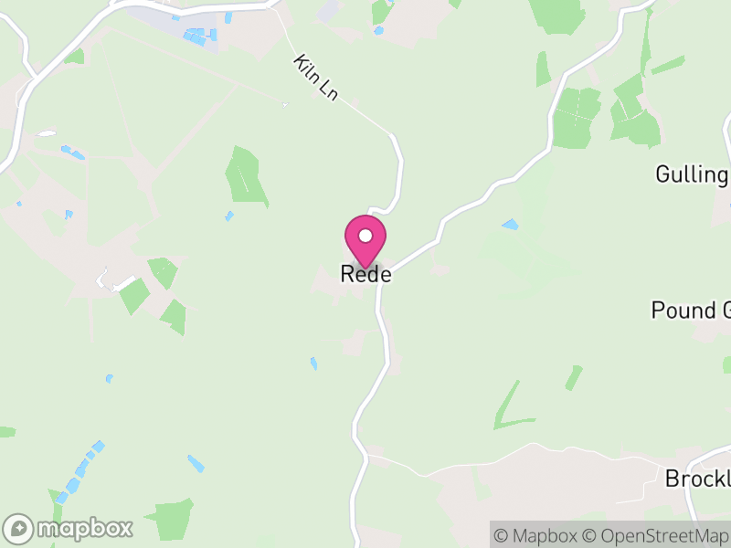 Map of Rede, West Suffolk