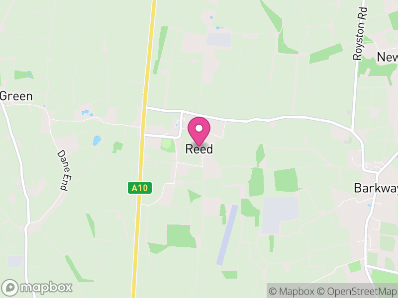 Map of Reed, North Hertfordshire