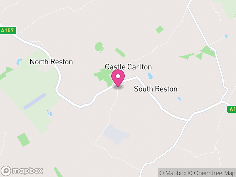 Map of Reston, East Lindsey