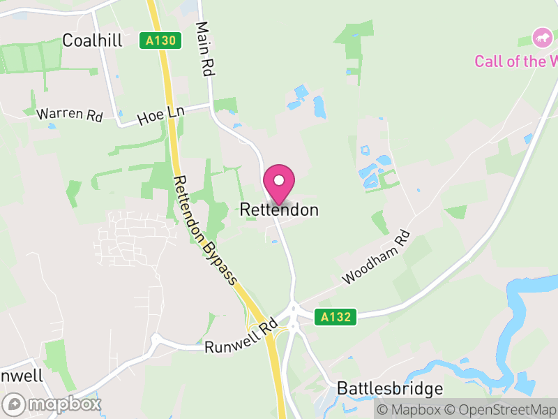 Map of Rettendon, Chelmsford