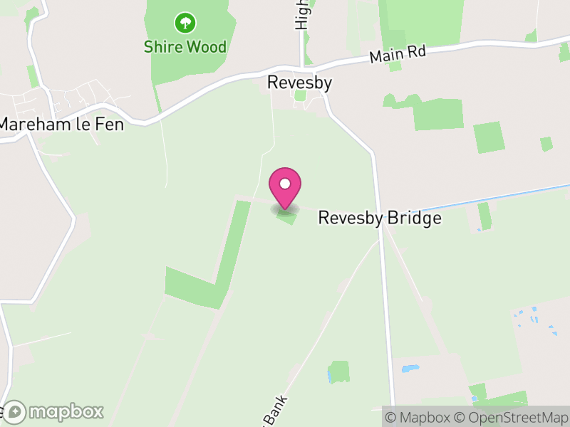 Map of Revesby, East Lindsey