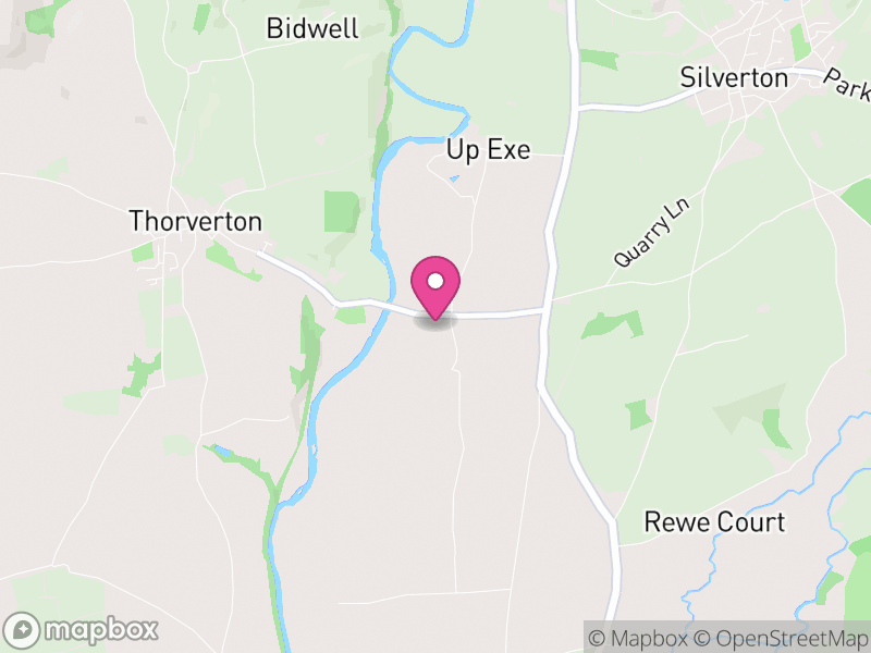 Map of Rewe, East Devon