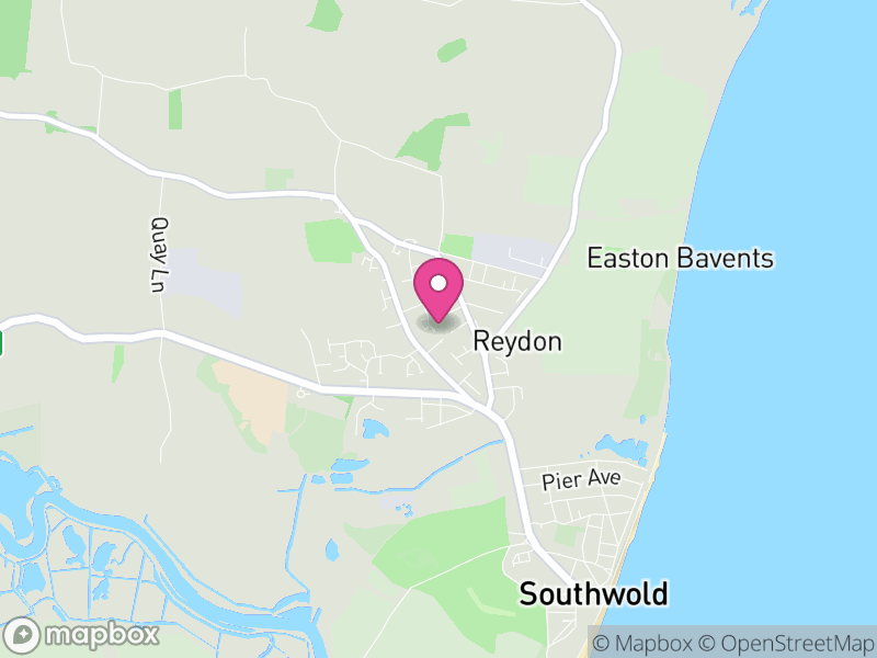 Map of Reydon, East Suffolk