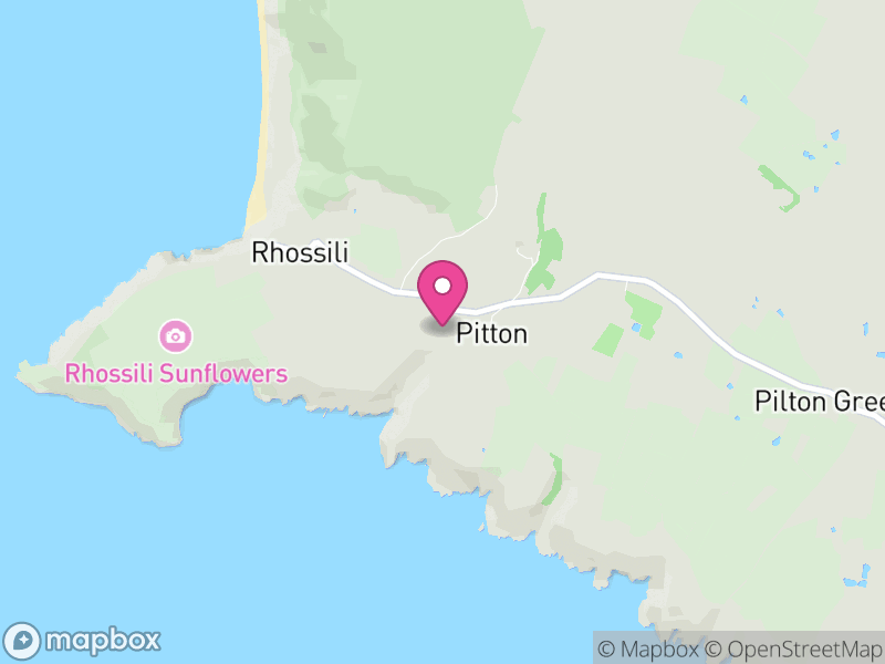 Map of Rhossili, Swansea
