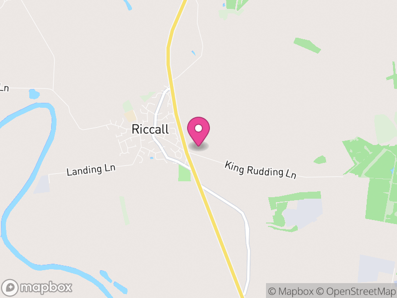 Map of Riccall, North Yorkshire