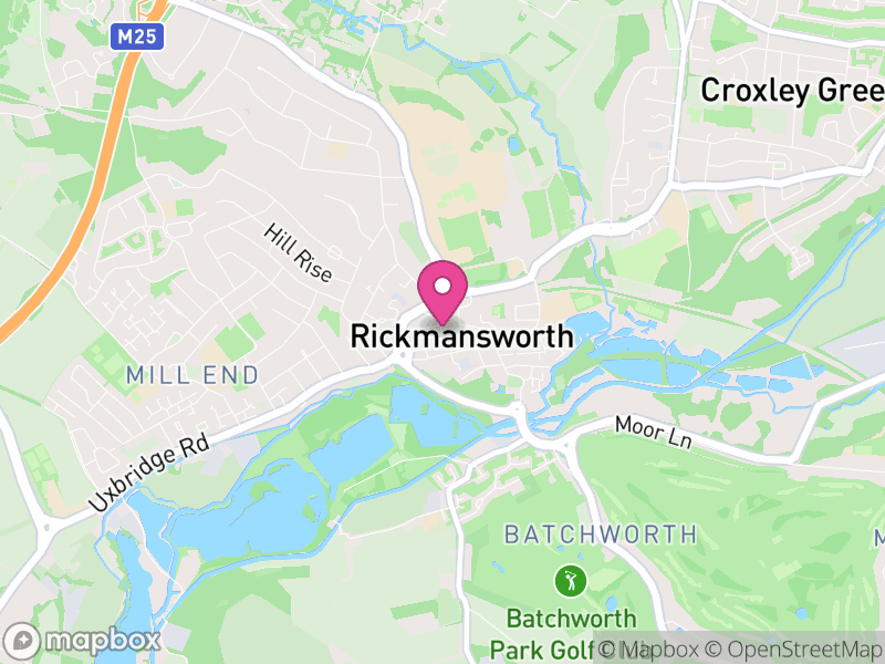 Map of Rickmansworth