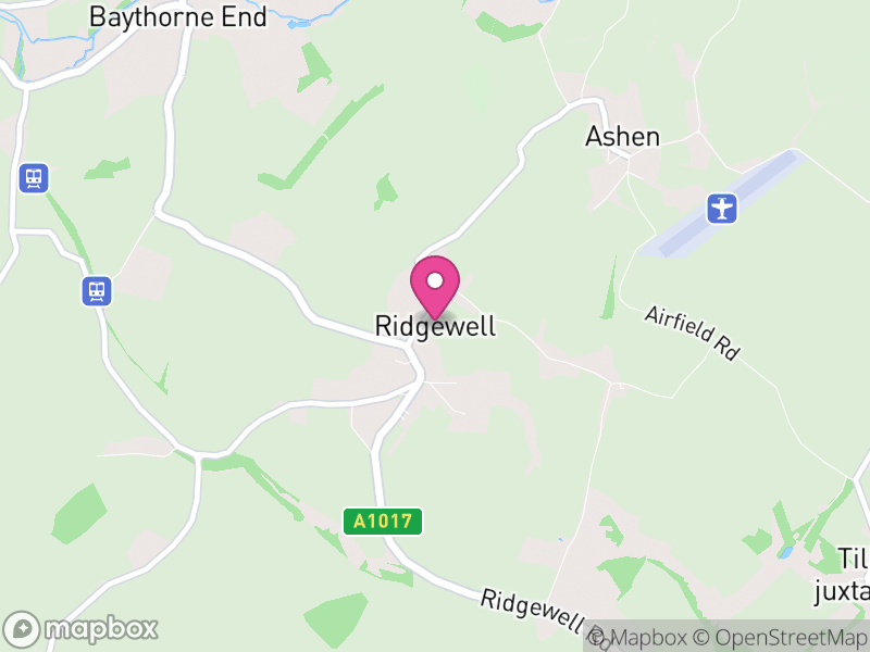 Map of Ridgewell, Braintree