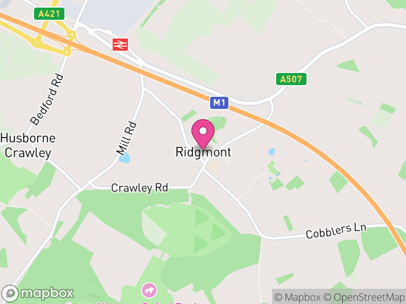 Map of Ridgmont, Central Bedfordshire