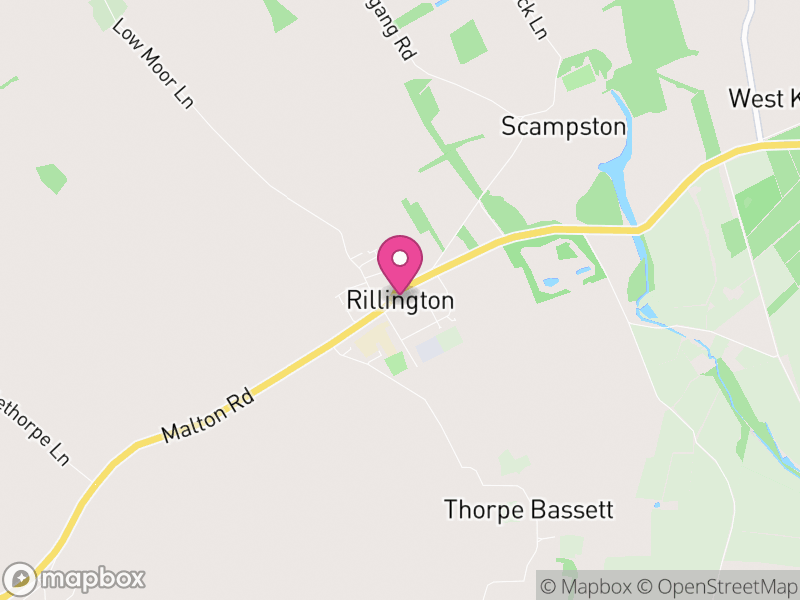 Map of Rillington, North Yorkshire