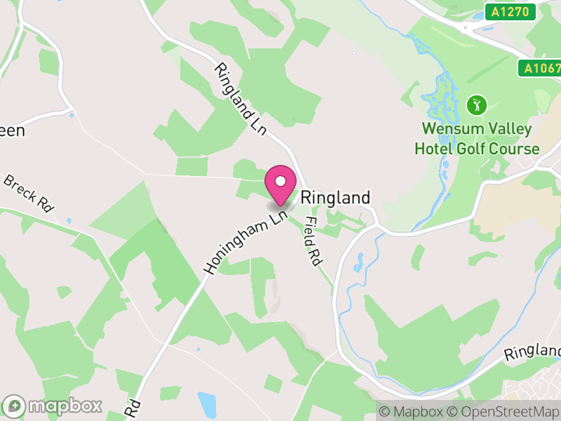 Map of Ringland, Broadland