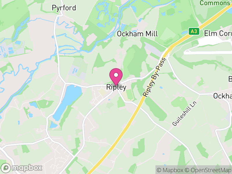 Map of Ripley, Guildford