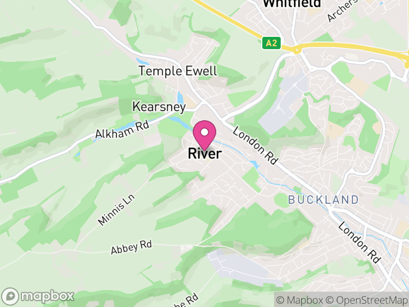Map of River, Dover