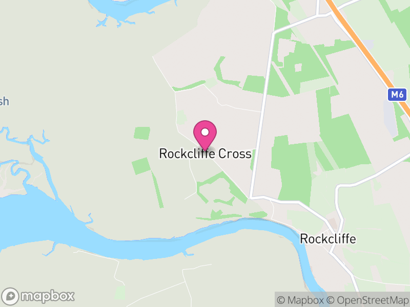 Map of Rockcliffe, Cumberland
