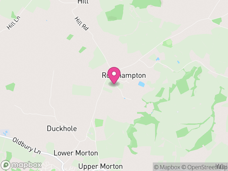 Map of Rockhampton, South Gloucestershire