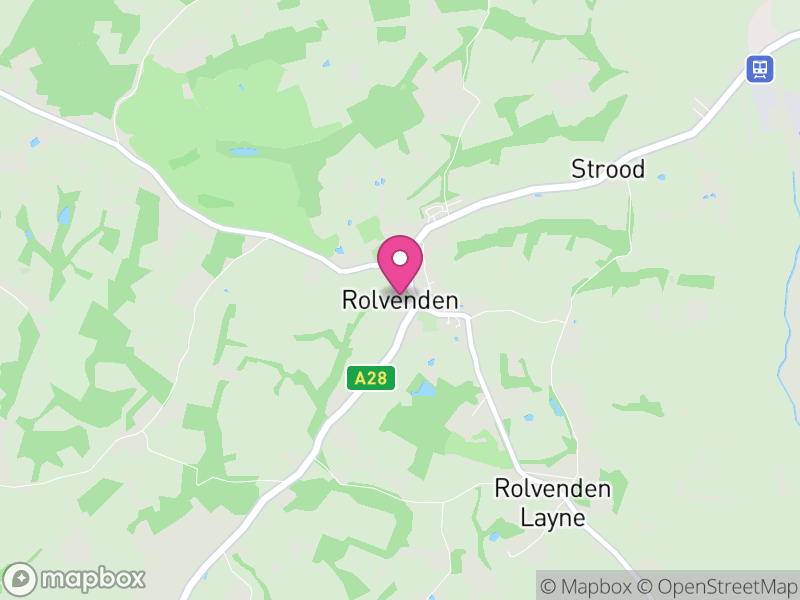 Map of Rolvenden, Ashford