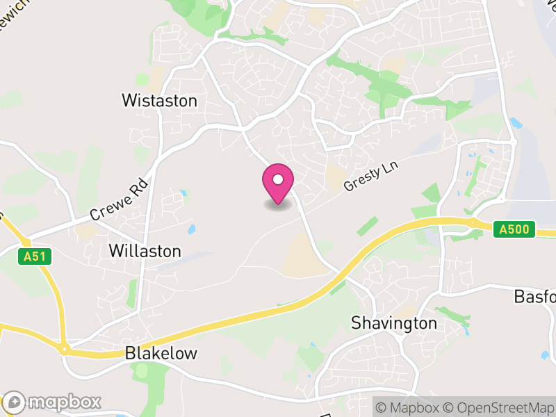 Map of Rope, Cheshire East