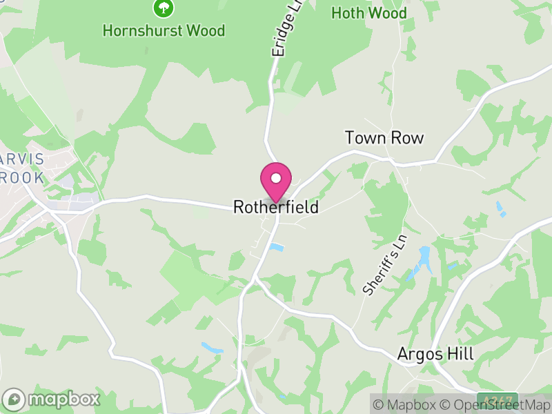 Map of Rotherfield, Wealden