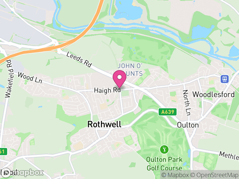 Map of Rothwell, North Northamptonshire