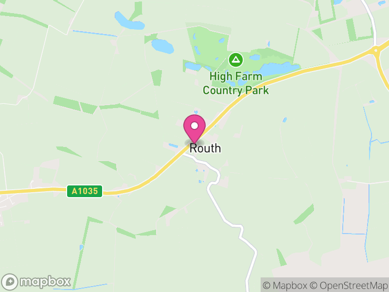 Map of Routh, East Riding of Yorkshire