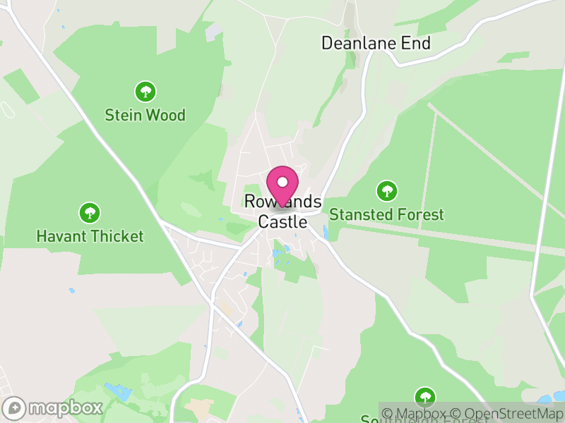 Map of Rowlands Castle, East Hampshire