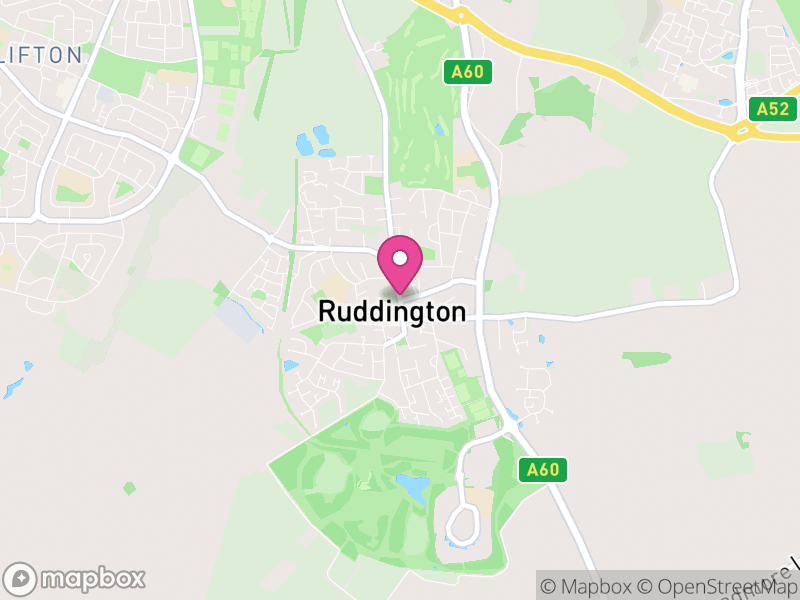 Map of Ruddington, Rushcliffe