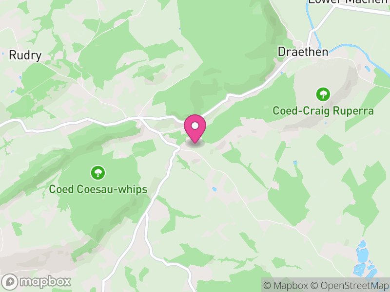 Map of Rudry, Caerphilly