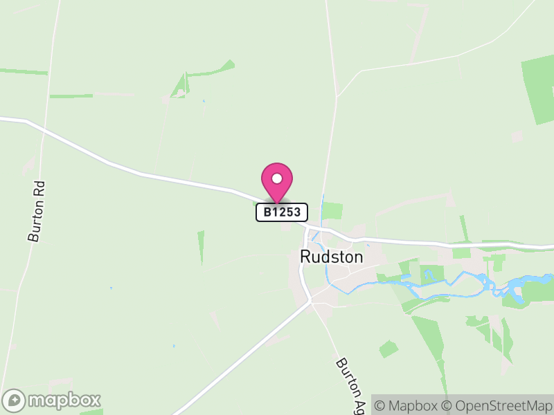 Map of Rudston, East Riding of Yorkshire