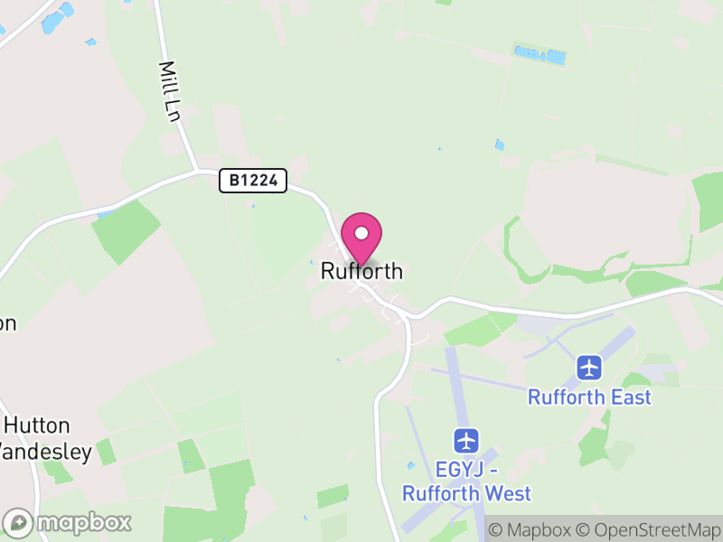 Map of Rufforth with Knapton, York
