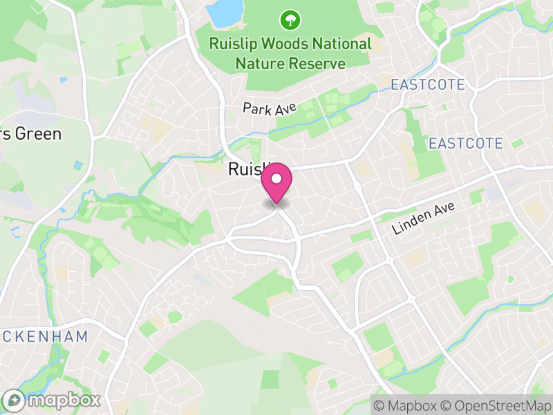 Map of Ruislip