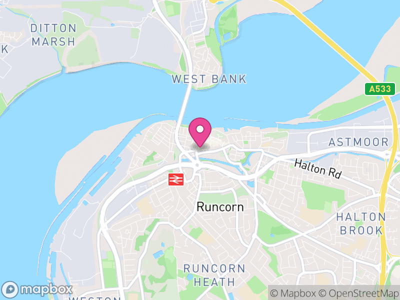 Map of Runcorn