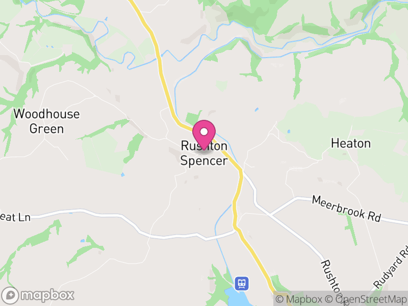 Map of Rushton, Staffordshire Moorlands