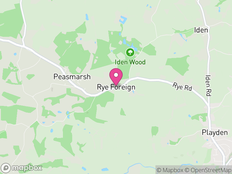 Map of Rye Foreign, Rother